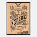 Louis Vuitton London Paris Vintage Poster Ad