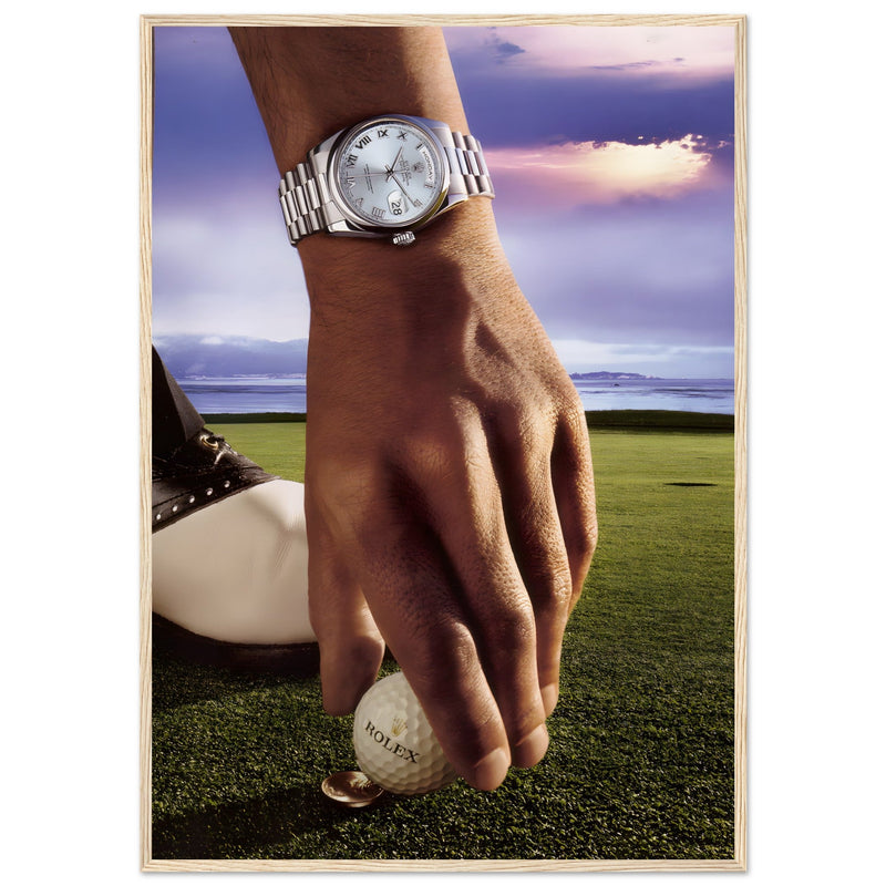 Rolex Day-Date Golfing Vintage Poster