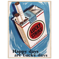Lucky Strike Vintage Poster - Happy Days