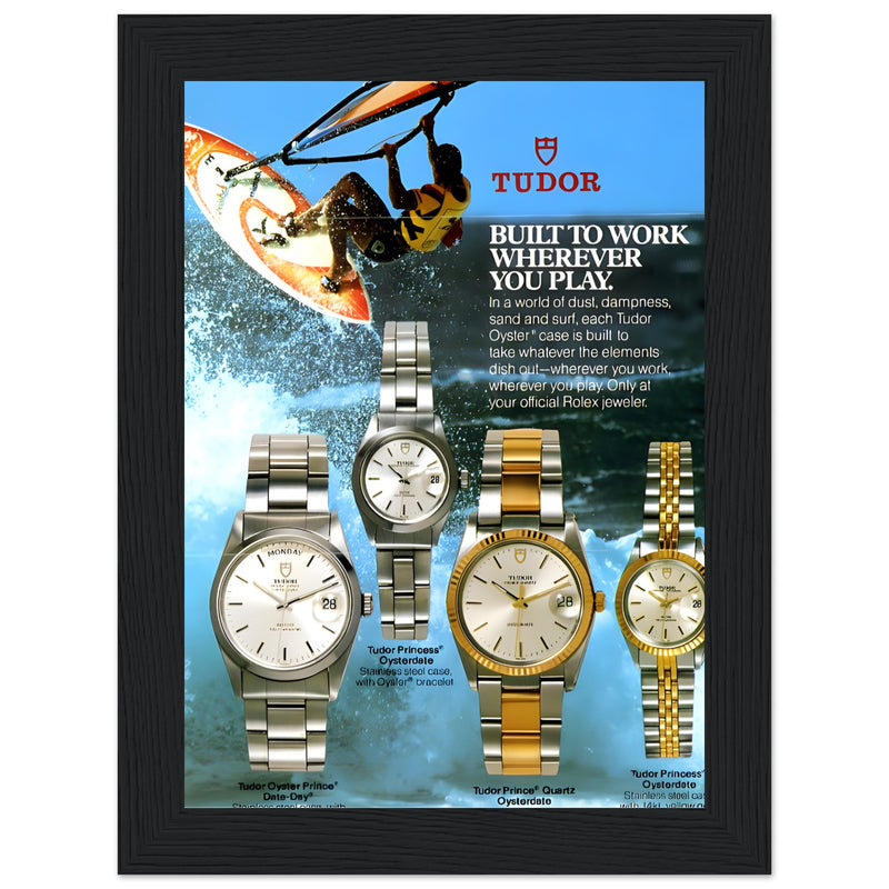 Tudor Vintage Poster Ad