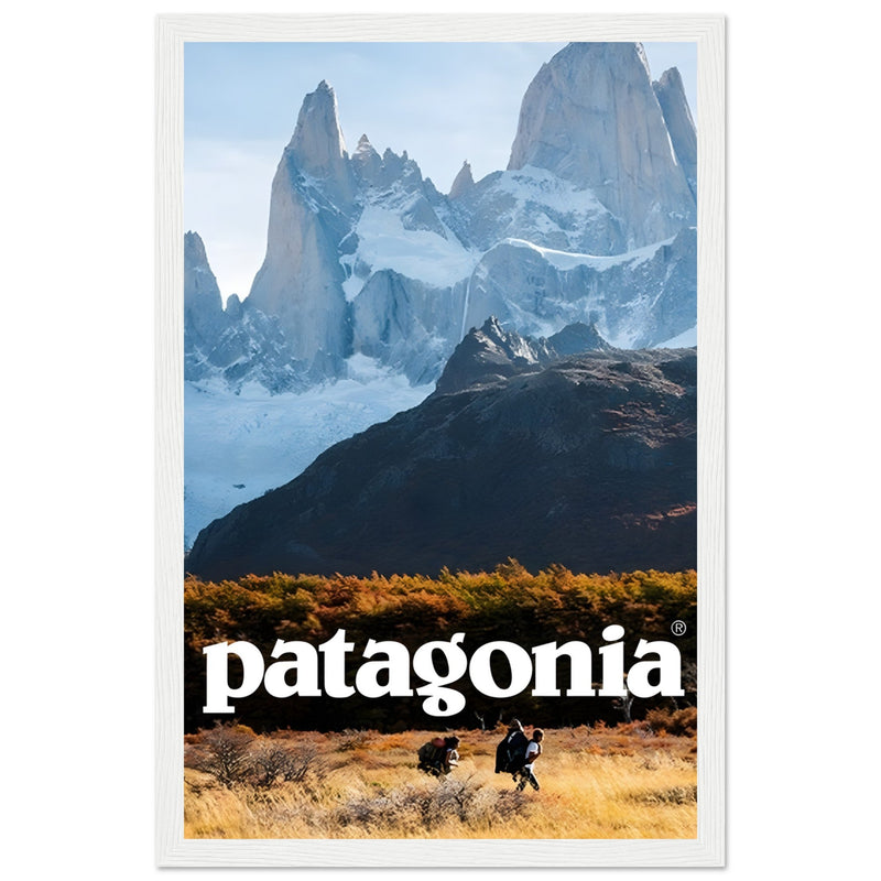 Patagonia Hikers Vintage Poster Ad