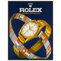 Rolex Advertising Golden Age Oyster Perpetual Vintage Poster