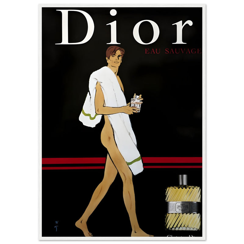 Dior Eau Sauvage Man Vintage Poster Ad