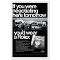 Rolex Datejust Geneva Vintage Poster Ad