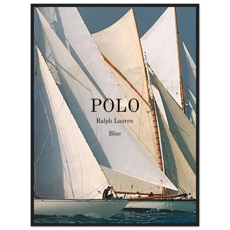 Polo Ralph Lauren Vintage Ad Poster - Polo Blue