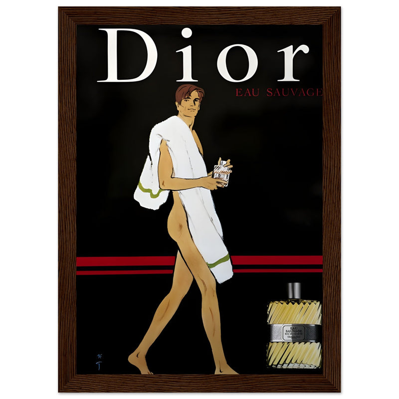 Dior Eau Sauvage Man Vintage Poster Ad