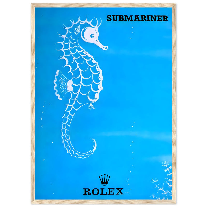 Rolex Submariner Vintage Ad Poster
