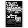 Rolex Datejust Geneva Vintage Poster Ad