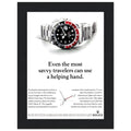 Rolex GMT Master Travel Vintage Poster Ad