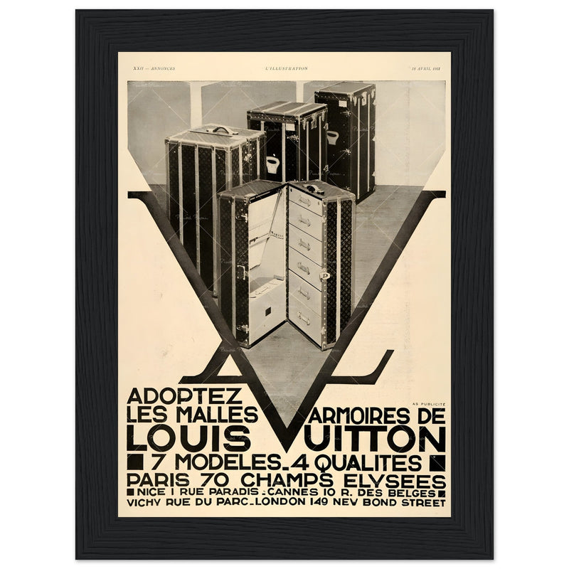 Louis Vuitton Paris Vintage Poster Ad