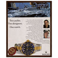 Rolex Yacht Submariner Vintage Poster Ad