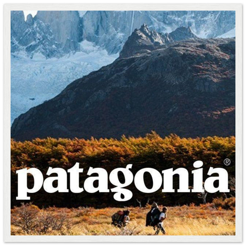 Patagonia Hikers Vintage Poster Ad