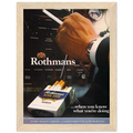 Rothmans Vintage Poster Ad - Rothman Kingsize