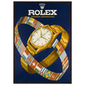 Rolex Advertising Golden Age Oyster Perpetual Vintage Poster