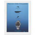 Rolex Deepsea Vintage Poster Ad