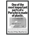 Porsche - 24 Hour Road Service Vintage Poster Ad