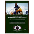 Rolex Oyster Perpetual Explorer Vintage Poster Ad