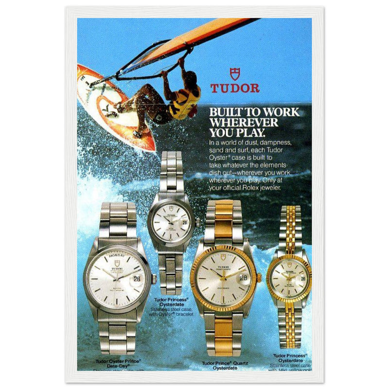 Tudor Vintage Poster Ad