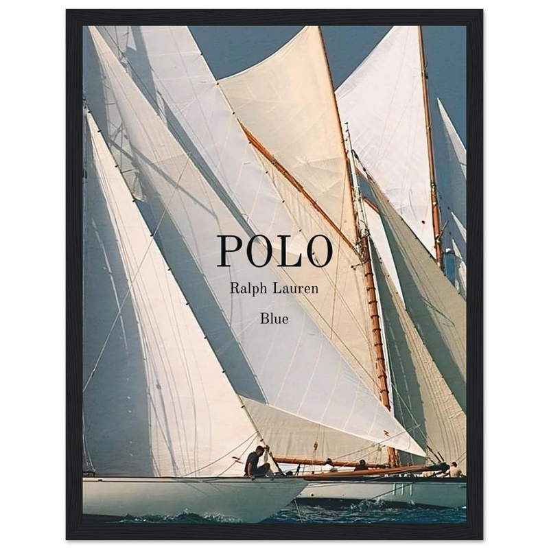 Polo Ralph Lauren Vintage Ad Poster - Polo Blue
