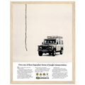 Land Rover Defender Vintage Poster