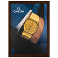 Omega Gold Vintage Poster Ad