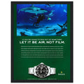 Rolex Submariner Vintage Poster Ad