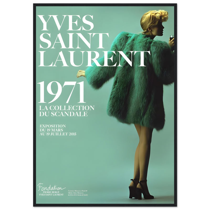 YSL 1971 Vintage Poster