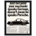 Porsche - German Speaking Vintage Poster