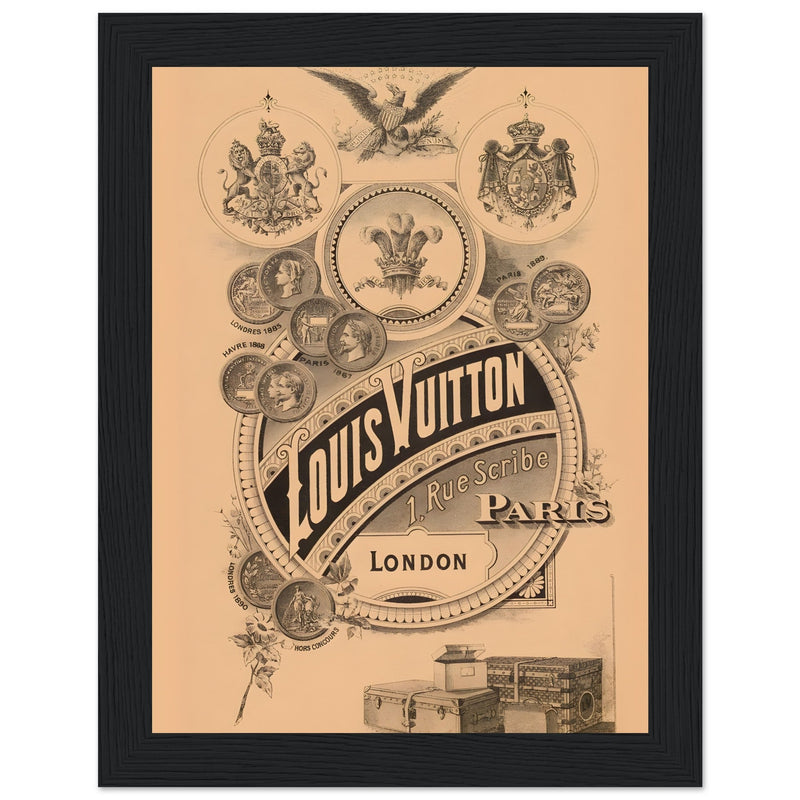 Louis Vuitton London Paris Vintage Poster Ad