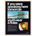 Rolex Day-Date UN Vintage Poster Ad