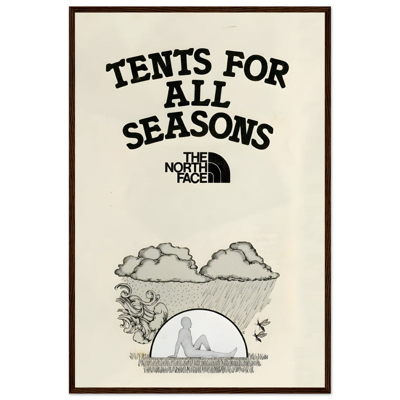 The North Face All Season Vintage Poster