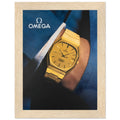 Omega Gold Vintage Poster Ad