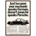 Porsche - German Speaking Vintage Poster