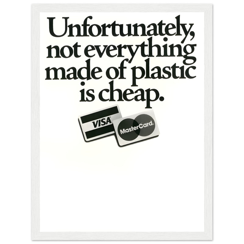 Visa Mastercard Vintage Poster