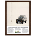 Land Rover Defender Vintage Poster