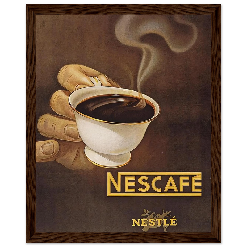 Nestle Nescafe Vintage Poster