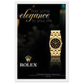 Rolex Elegance Vintage Poster Ad