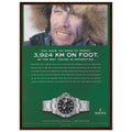 Rolex Explorer Vintage Poster Ad