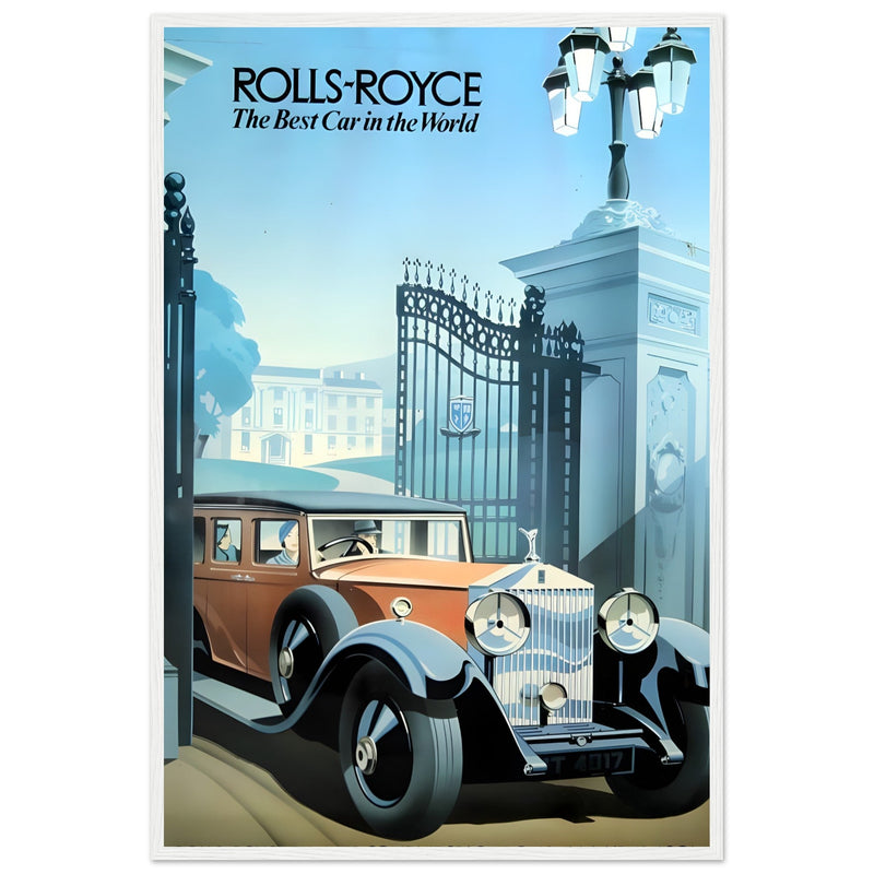 Rolls-Royce Best Car In The World Vintage Poster Ad