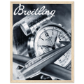 Breitling Sprint Montbrillant Vintage Ad Poster