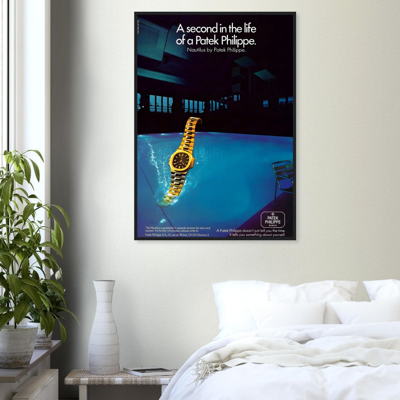 Patek Philippe A Second In the Life Vintage Poster