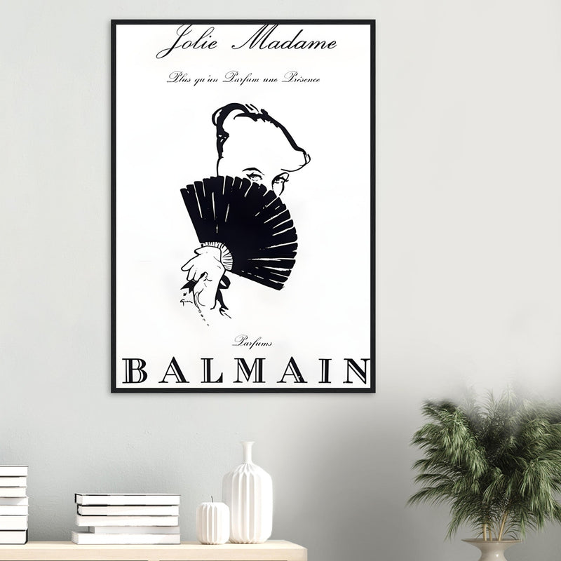 Balmain Jolie Madame Vintage Poster Ad