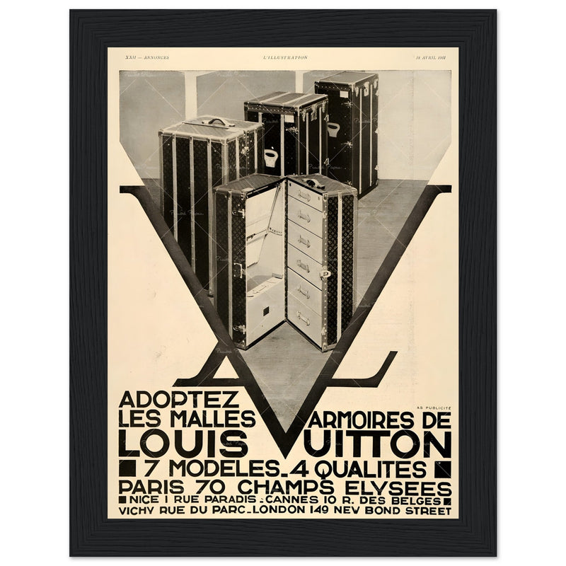 Louis Vuitton Paris Vintage Poster Ad