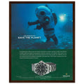 Rolex Sea-Dweller Save The Planet Vintage Poster Ad