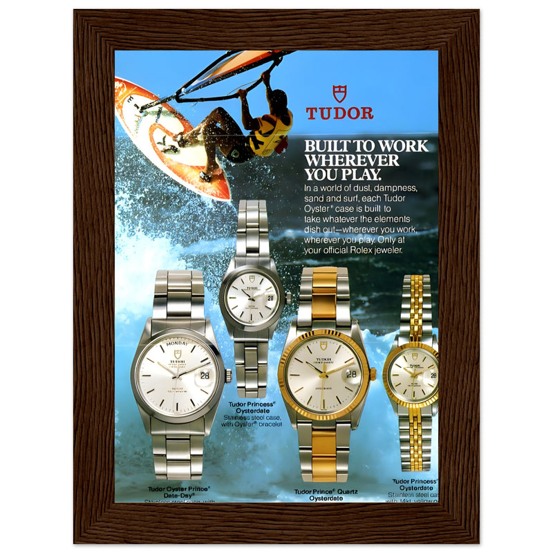 Tudor Vintage Poster Ad