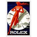 Rolex Clock Vintage Poster Ad