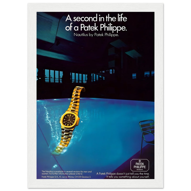 Patek Philippe A Second In the Life Vintage Poster