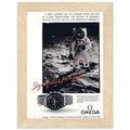 Omega Moon Vintage Poster Ad