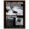 Rolex Ski Vintage Poster Ad