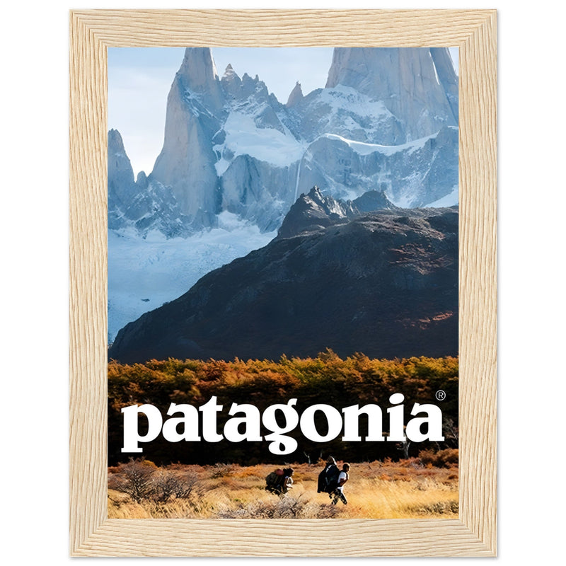 Patagonia Hikers Vintage Poster Ad